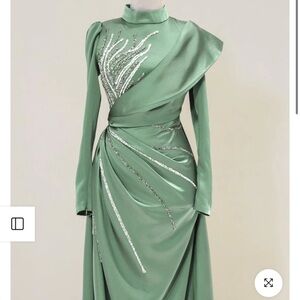 Moda Zehrada Unripe Almond Perla Evening Dress